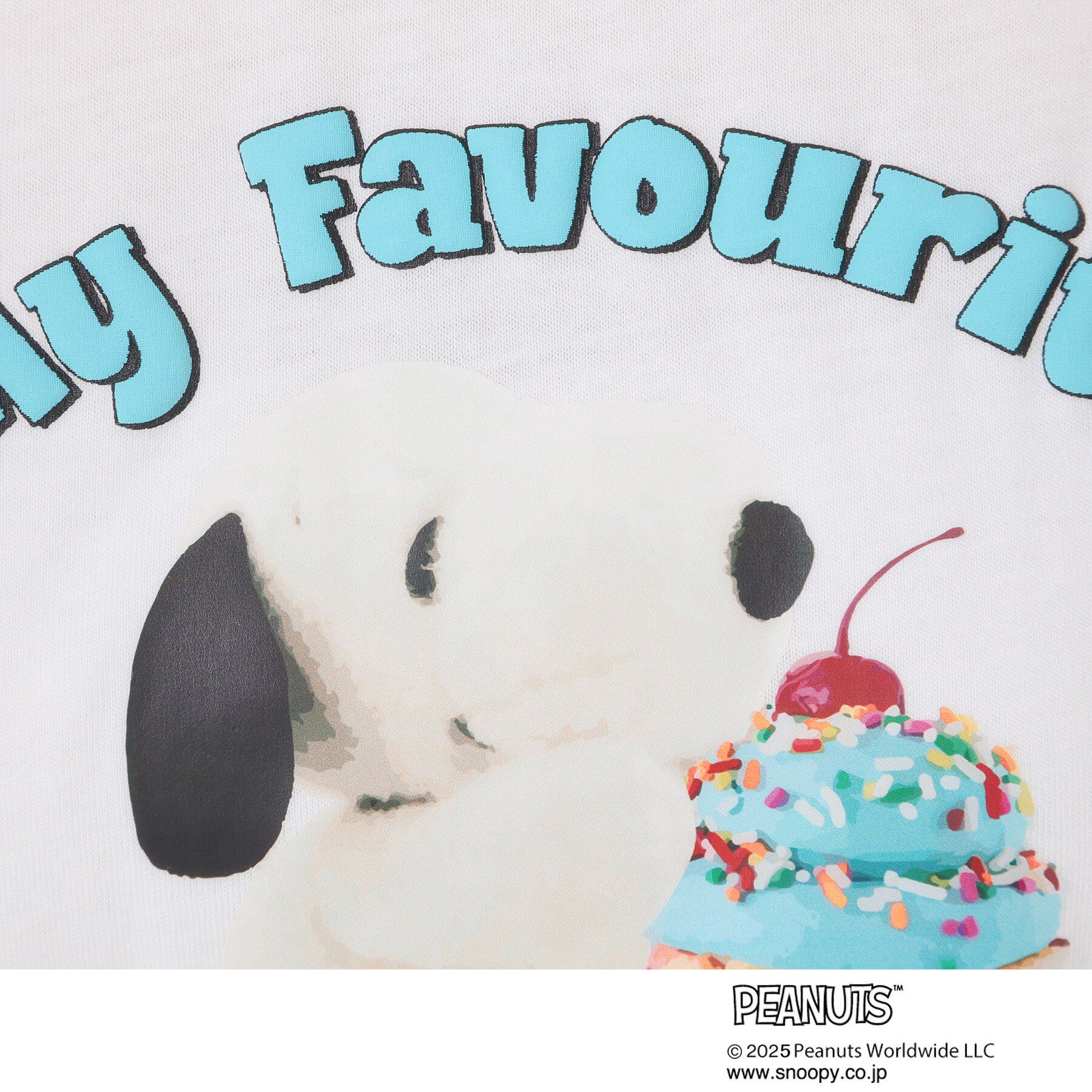 ITS&rsquo;DEMO「PEANUTS別注フリル袖Tシャツ」|Tシャツ・カットソー|