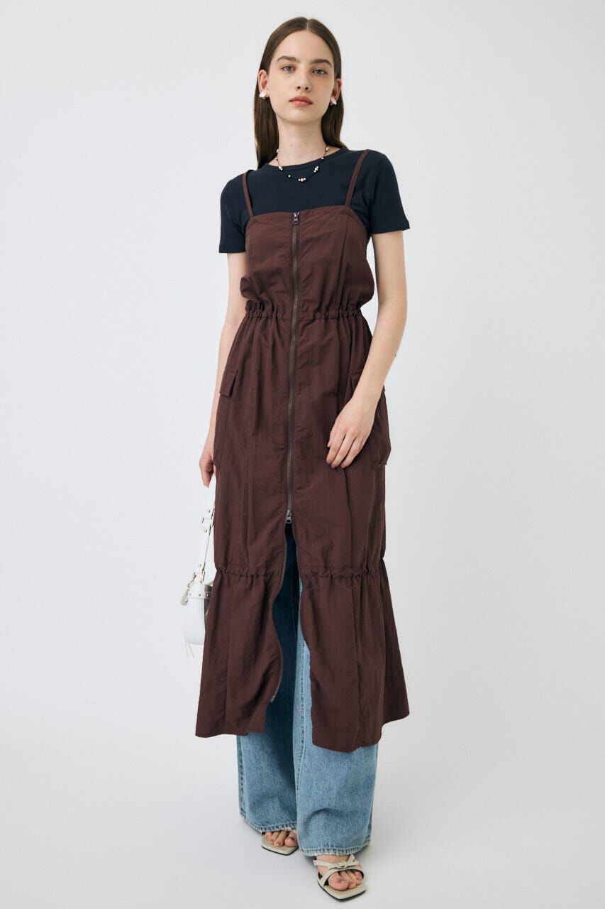 MOUSSY「CROSS WAIST WIDE STRAIGHT」|デニム|