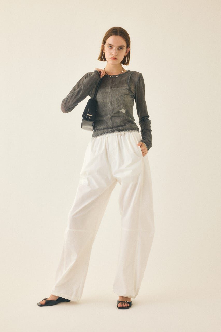 MOUSSY「CURVED LINE イージーパンツ」|その他|