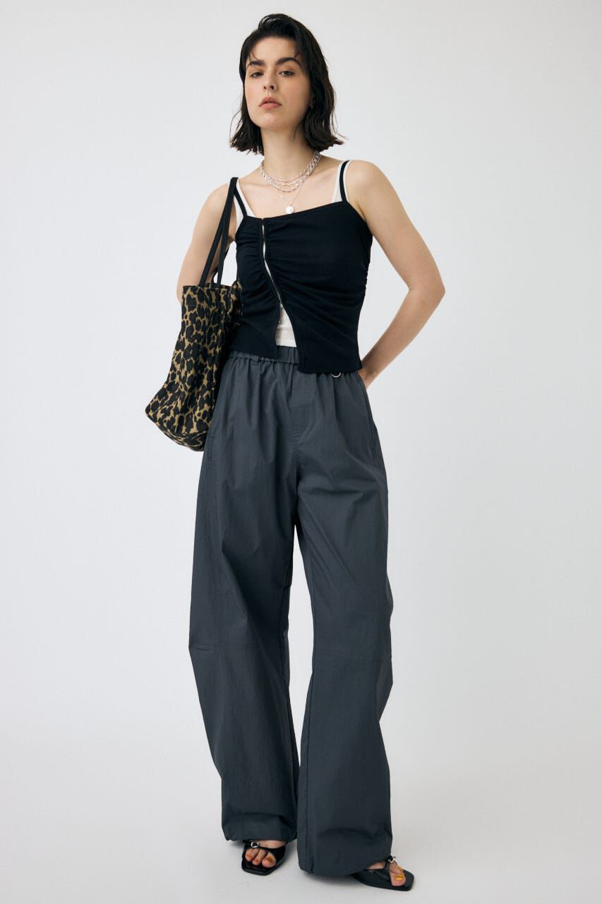 MOUSSY「DOUBLE LAYERED SHEER タンク」|タンクトップ|