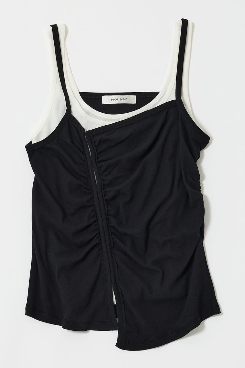 MOUSSY「DOUBLE LAYERED SHEER タンク」|タンクトップ|