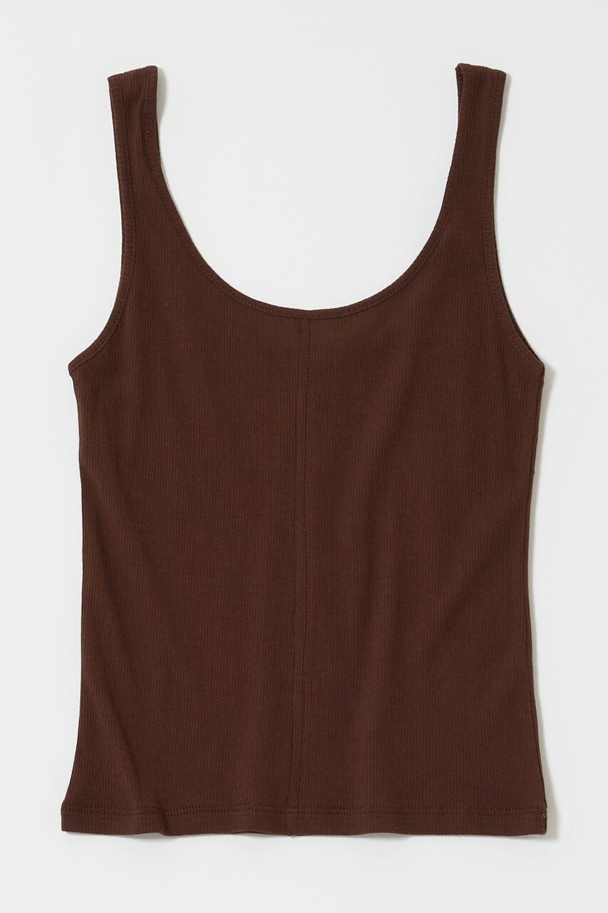 MOUSSY「DOUBLE LAYERED SHEER タンク」|タンクトップ|