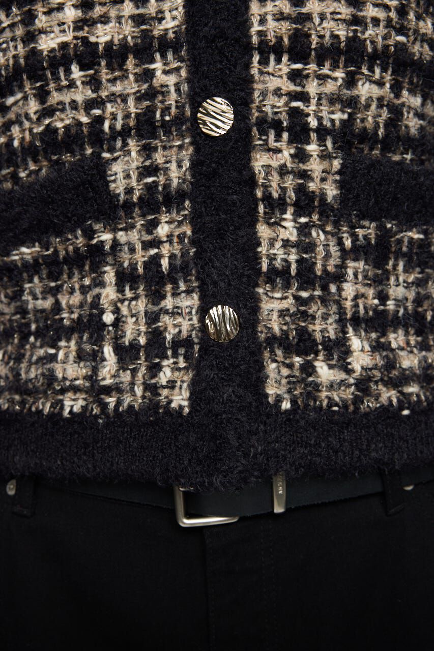 COMPACT KNIT TWEED ジャケット（MOUSSY）｜ルミネのファッション通販