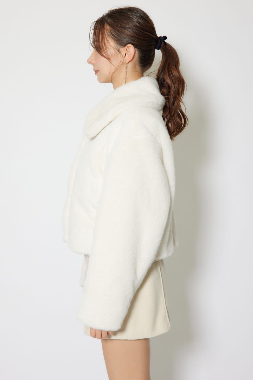 rienda「ショート丈ファージャケット」|その他|