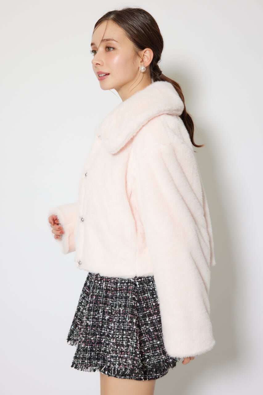 rienda「ショート丈ファージャケット」|その他|