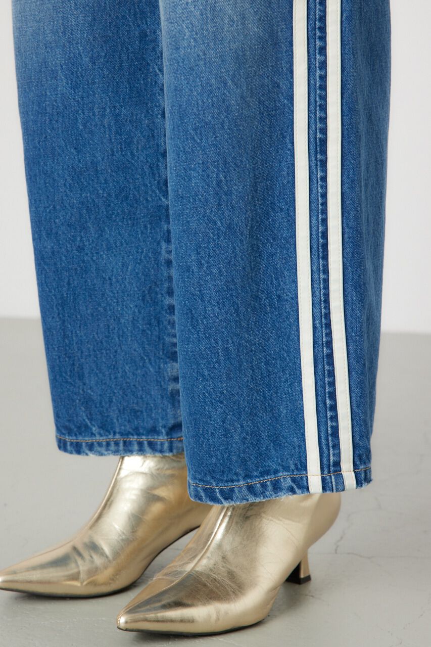 RODEO CROWNS「サイドラインルーズデニム」|デニム|