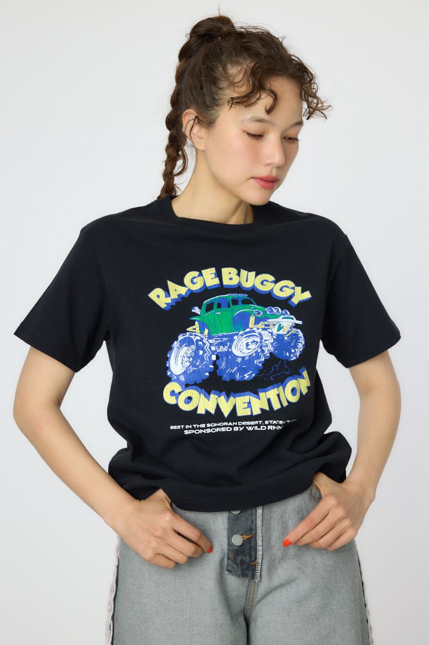 RODEO CROWNS「Rage  Buggy Tシャツ」|Tシャツ・カットソー|BLK