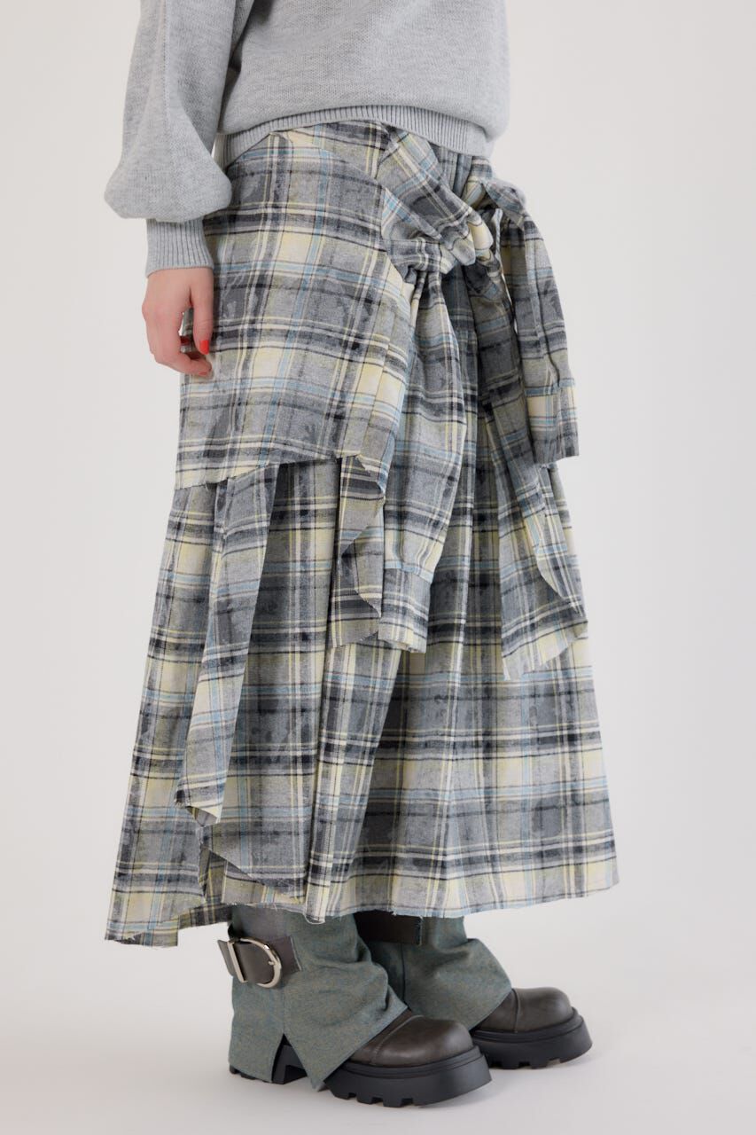 RODEO CROWNS「ヴィンテージチェックシャツスカート」|スカート|