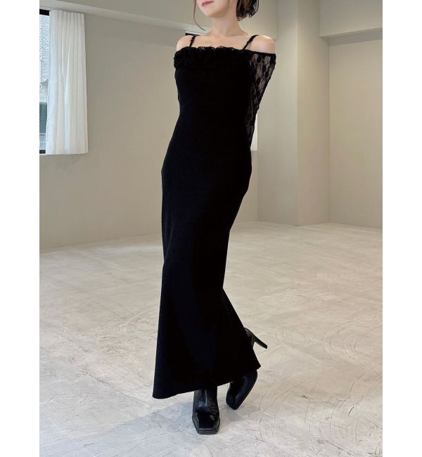 RESEXXY「レースモチーフドッキンクニットワンピース」|ワンピース|