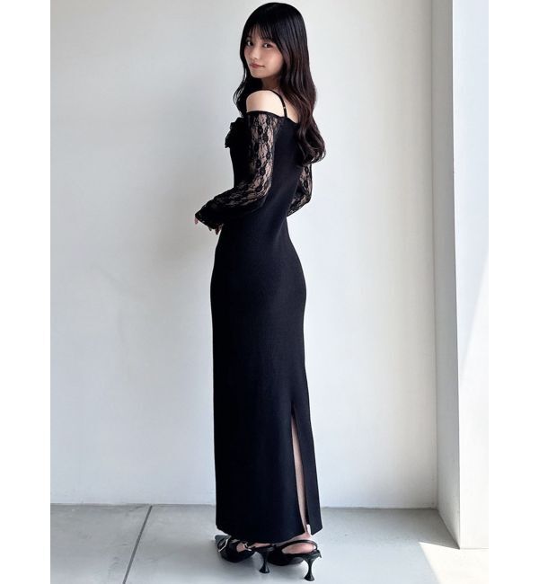 RESEXXY「レースモチーフドッキンクニットワンピース」|ワンピース|