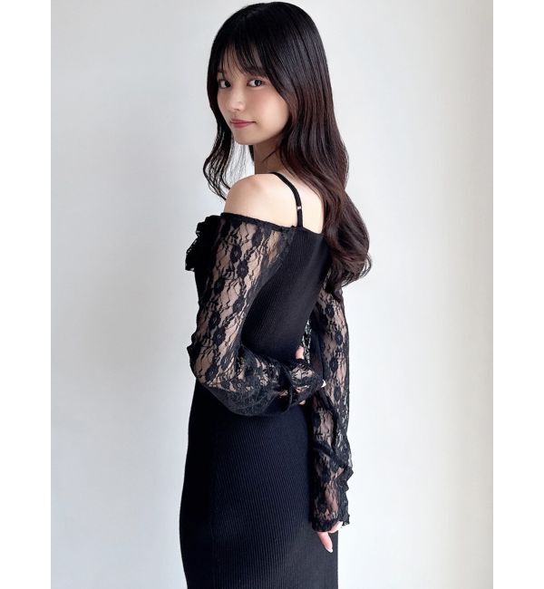 RESEXXY「レースモチーフドッキンクニットワンピース」|ワンピース|