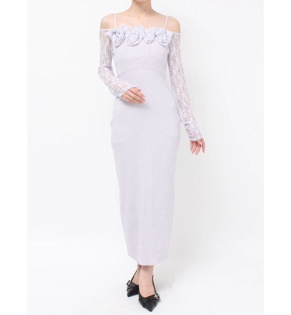 RESEXXY「レースモチーフドッキンクニットワンピース」|ワンピース|