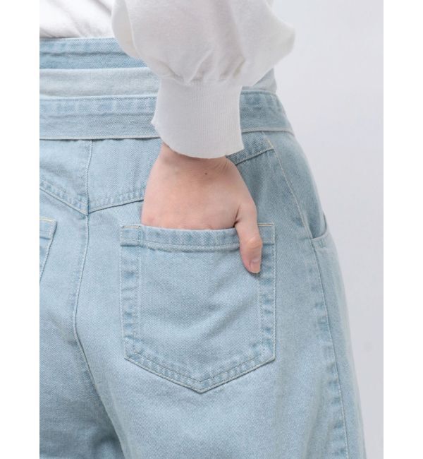 dazzlin「カーブラインデニムパンツ」|デニム|