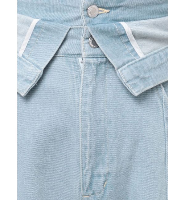 dazzlin「カーブラインデニムパンツ」|デニム|