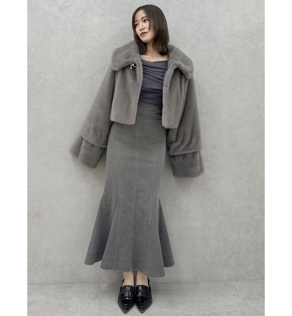 dazzlin「バックレースアップスイッチングマーメイドスカート」|スカート|