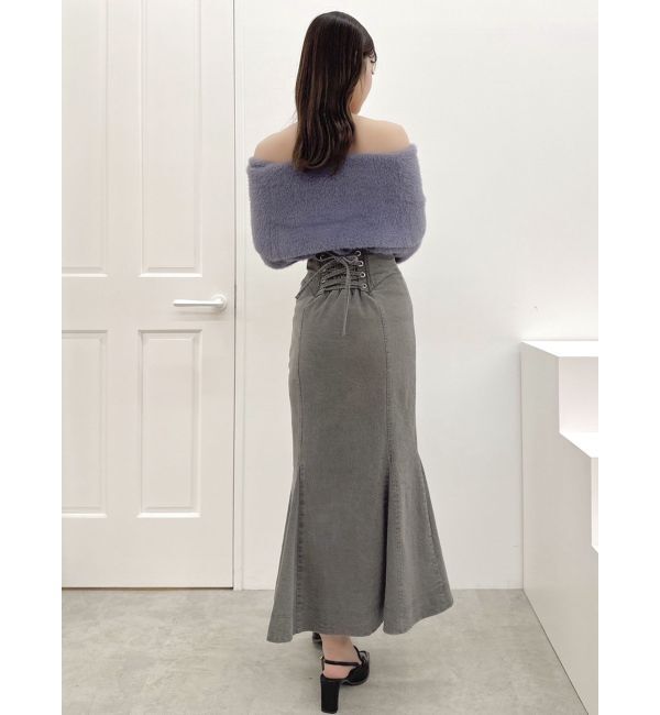 dazzlin「バックレースアップスイッチングマーメイドスカート」|スカート|