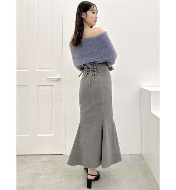 dazzlin「バックレースアップスイッチングマーメイドスカート」|スカート|