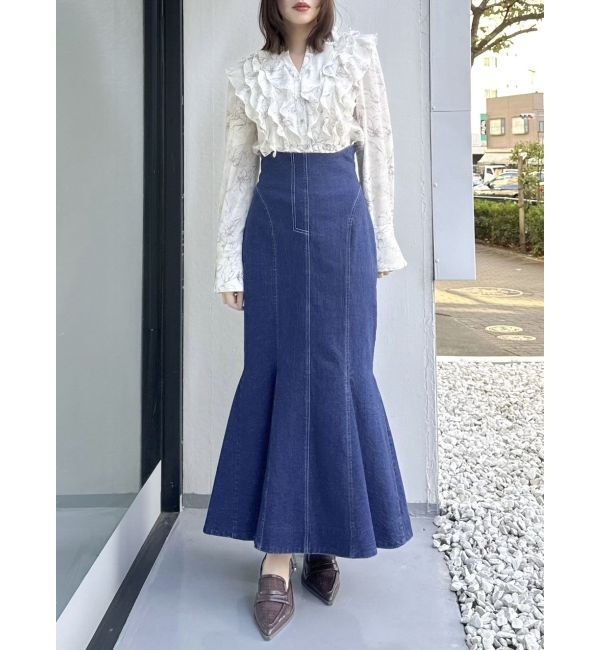 dazzlin「バックレースアップスイッチングマーメイドスカート」|スカート|