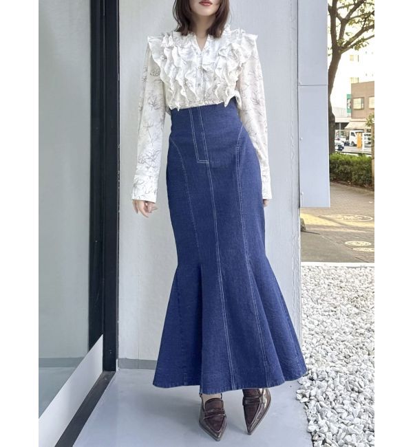 dazzlin「バックレースアップスイッチングマーメイドスカート」|スカート|