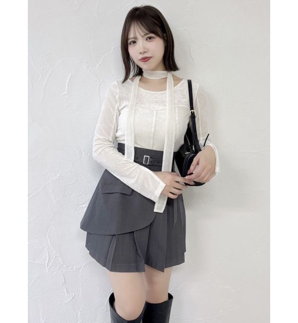 dazzlin「バリエシアーカットトップス」|Tシャツ・カットソー|