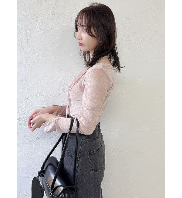 dazzlin「バリエシアーカットトップス」|Tシャツ・カットソー|