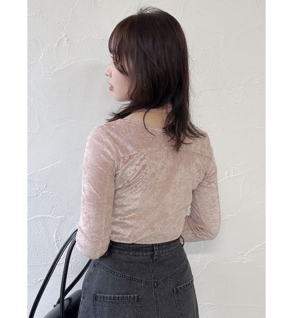 dazzlin「バリエシアーカットトップス」|Tシャツ・カットソー|