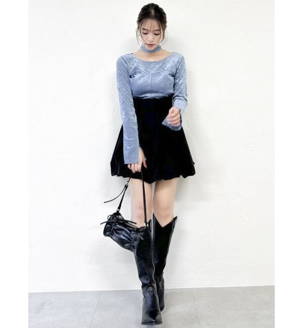 dazzlin「バリエシアーカットトップス」|Tシャツ・カットソー|