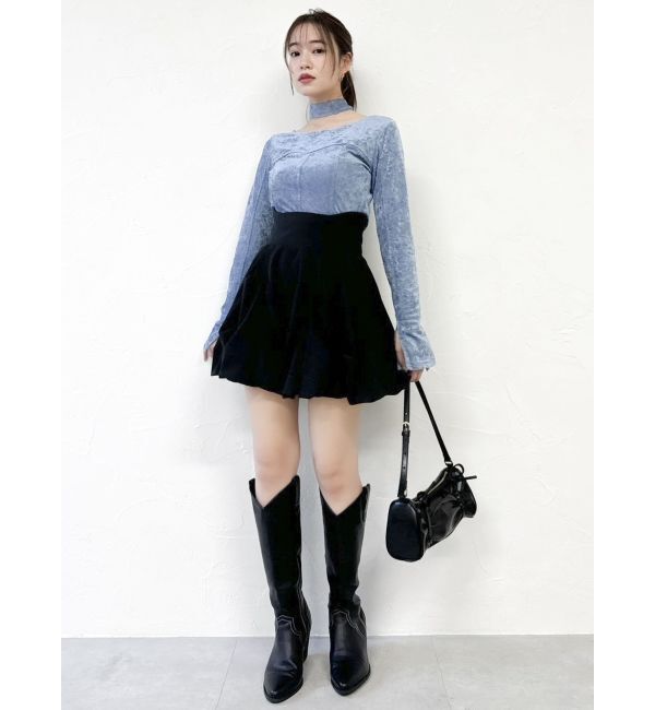 dazzlin「バリエシアーカットトップス」|Tシャツ・カットソー|