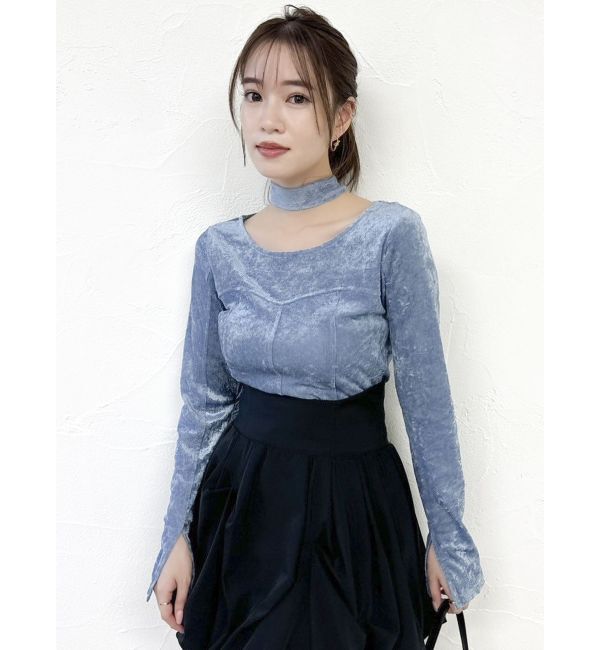 dazzlin「バリエシアーカットトップス」|Tシャツ・カットソー|