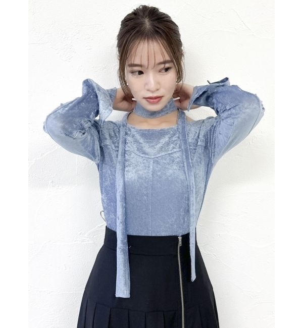 dazzlin「バリエシアーカットトップス」|Tシャツ・カットソー|