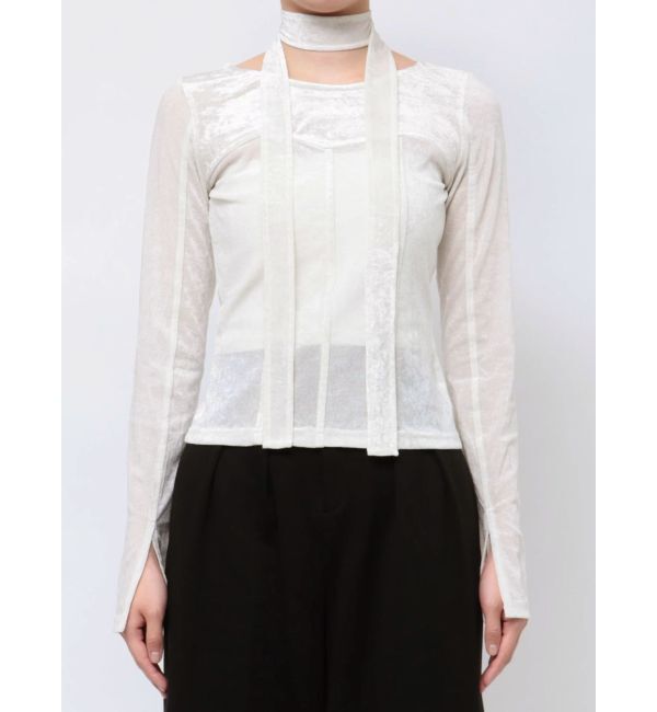 dazzlin「バリエシアーカットトップス」|Tシャツ・カットソー|