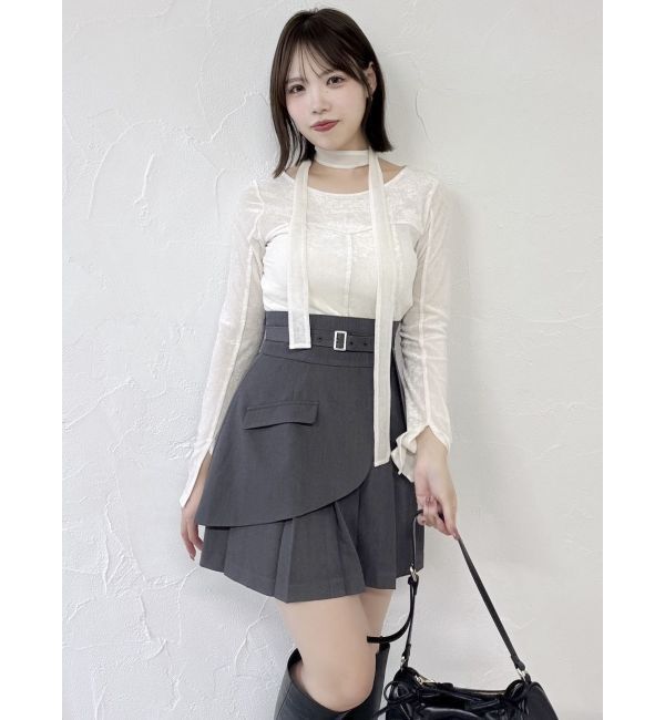 dazzlin「バリエシアーカットトップス」|Tシャツ・カットソー|