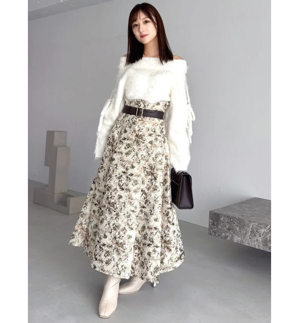 dazzlin「ルミナスカラーオフショルニット」|ニット・セーター|