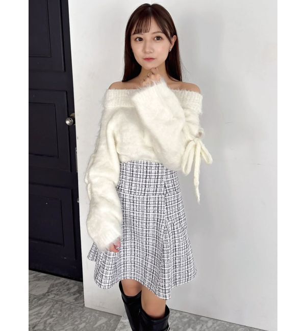 dazzlin「ルミナスカラーオフショルニット」|ニット・セーター|