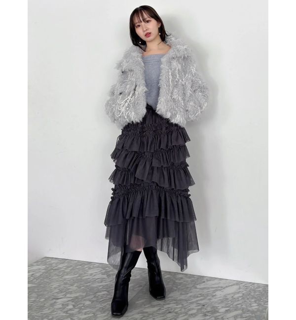 dazzlin「ルミナスカラーオフショルニット」|ニット・セーター|