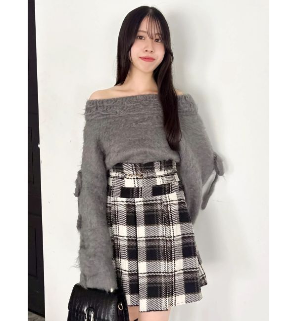 dazzlin「ルミナスカラーオフショルニット」|ニット・セーター|