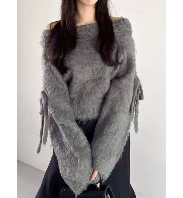 dazzlin「ルミナスカラーオフショルニット」|ニット・セーター|