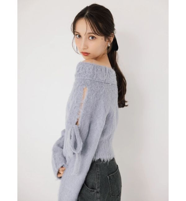 dazzlin「ルミナスカラーオフショルニット」|ニット・セーター|