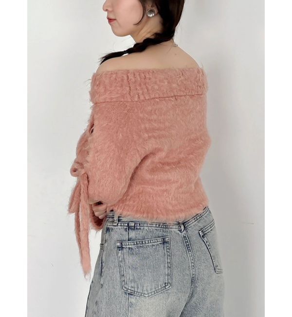 dazzlin「ルミナスカラーオフショルニット」|ニット・セーター|