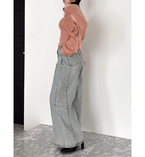 dazzlin「ルミナスカラーオフショルニット」|ニット・セーター|