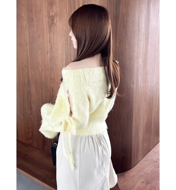 dazzlin「ルミナスカラーオフショルニット」|ニット・セーター|