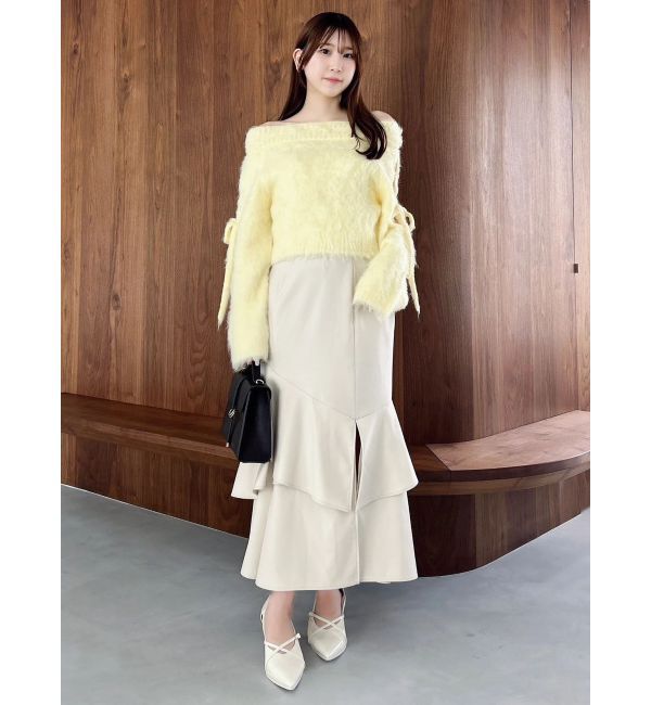 dazzlin「ルミナスカラーオフショルニット」|ニット・セーター|