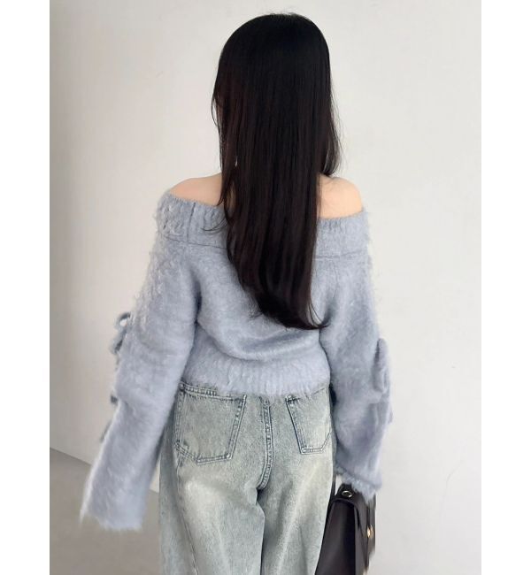 dazzlin「ルミナスカラーオフショルニット」|ニット・セーター|