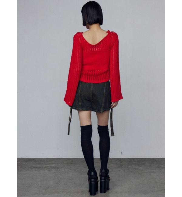 EMODA「レイヤードシアーニット」|ニット・セーター|