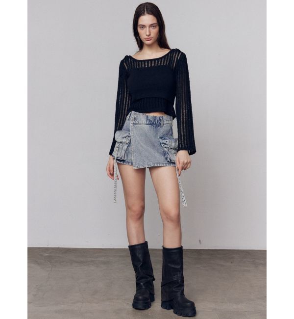 EMODA「レイヤードシアーニット」|ニット・セーター|