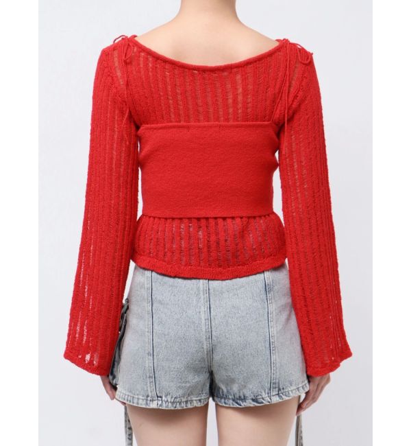 EMODA「レイヤードシアーニット」|ニット・セーター|