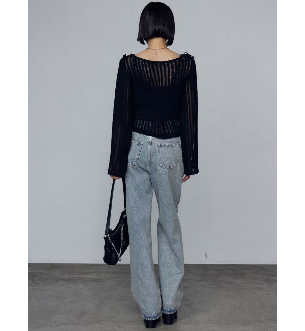 EMODA「レイヤードシアーニット」|ニット・セーター|