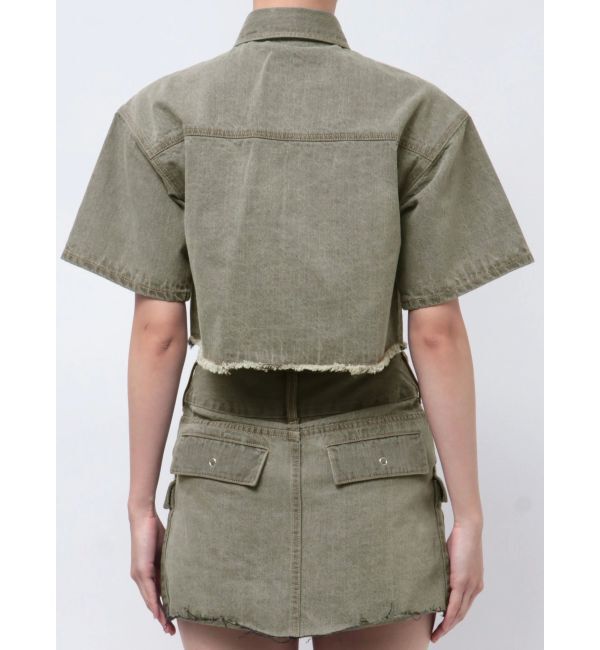 EMODA「カットショートデニムシャツ」|シャツ・ブラウス|