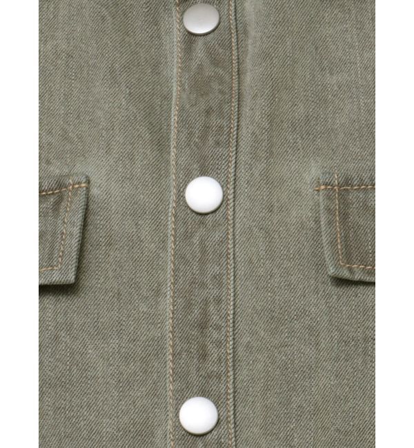 EMODA「カットショートデニムシャツ」|シャツ・ブラウス|