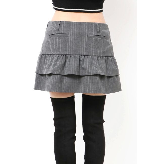 EMODA「ティアードフリルミニスカート」|スカート|